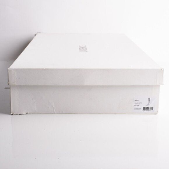 L'AGENCE Womens Black Suede Over the knee Boots EU 36 US 6 Low Heel New in Box - Picture 9 of 9